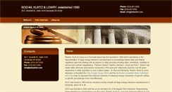 Desktop Screenshot of bkllawfirm.com