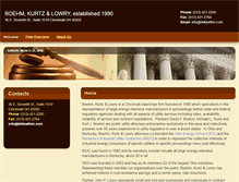 Tablet Screenshot of bkllawfirm.com